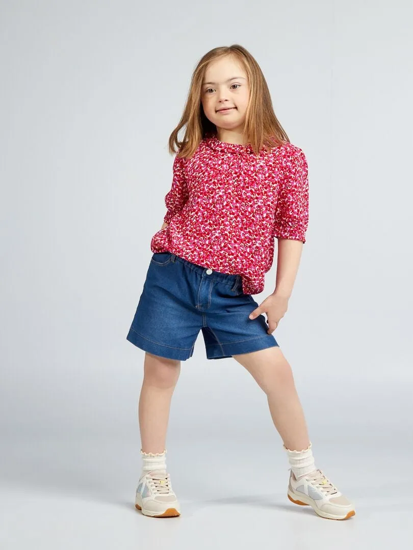 BLUSA DE VISCOSA  SO EASY  BLANCO