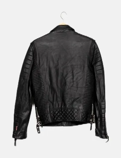 BODA SKINS Cazadora biker negra