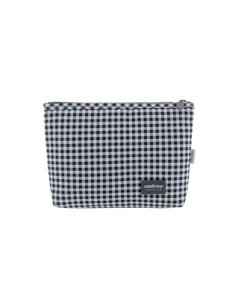 BOLSA ASEO VICHY NEGRO CAMBRASS