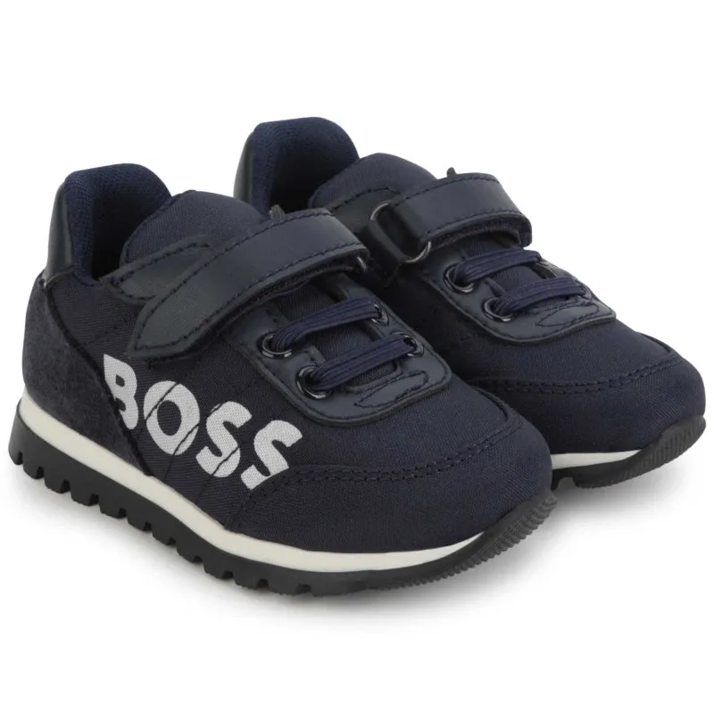 BOSS Deportivas de velcro y cordón