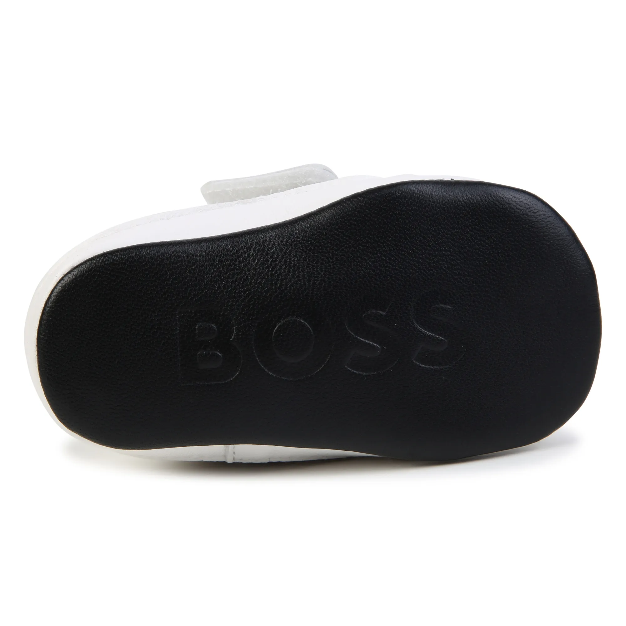BOSS Patucos de piel y velcro
