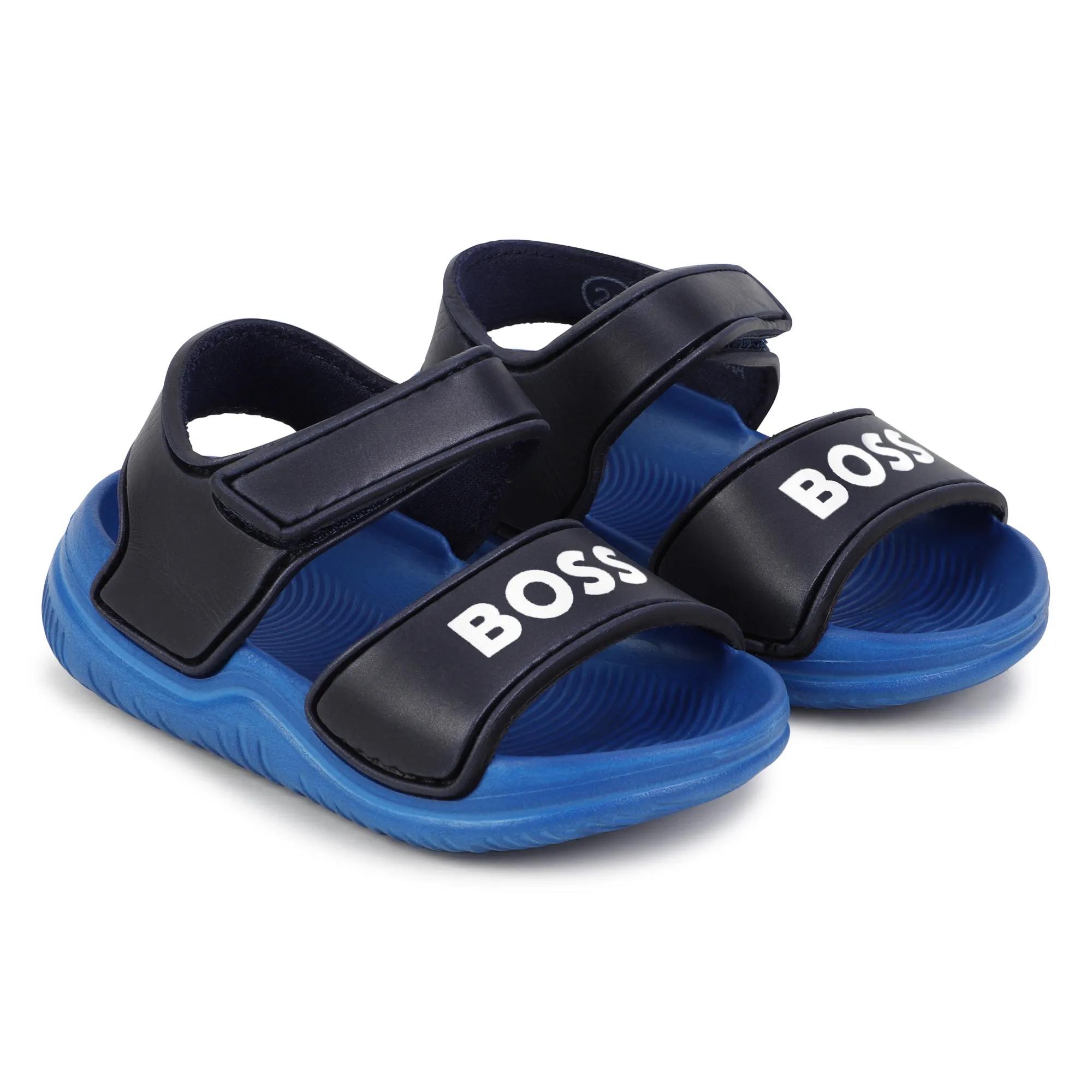 BOSS Sandalias bicolores con velcro