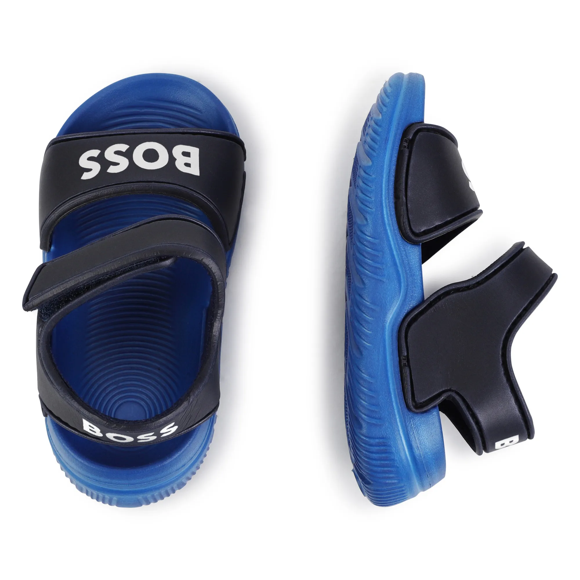 BOSS Sandalias bicolores con velcro