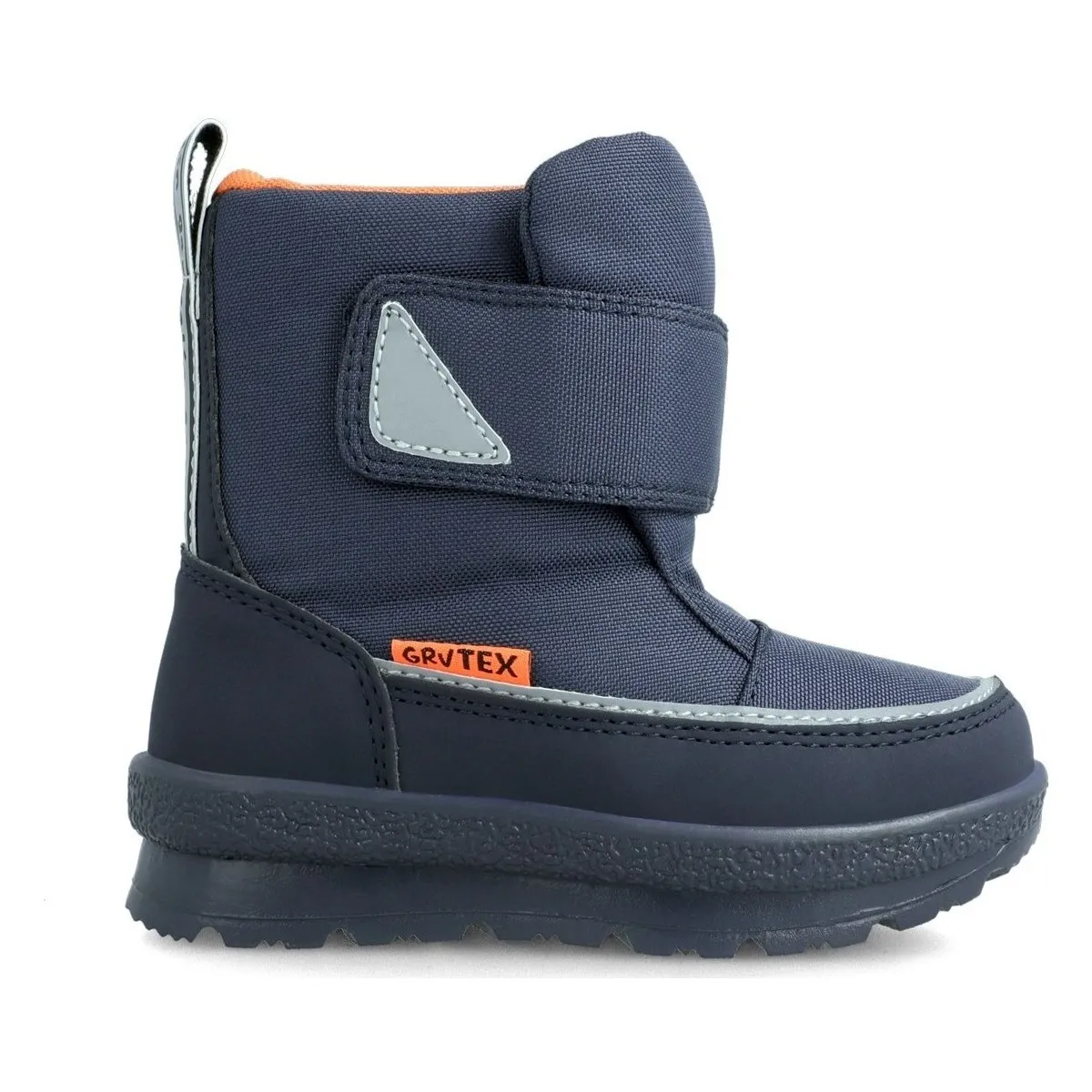 BOTA NIEVE VELCRO AZUL