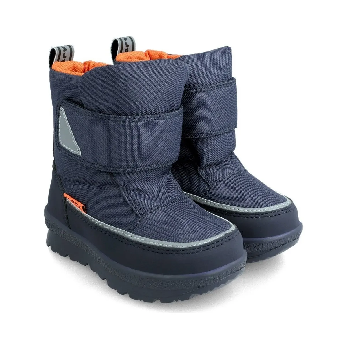BOTA NIEVE VELCRO AZUL