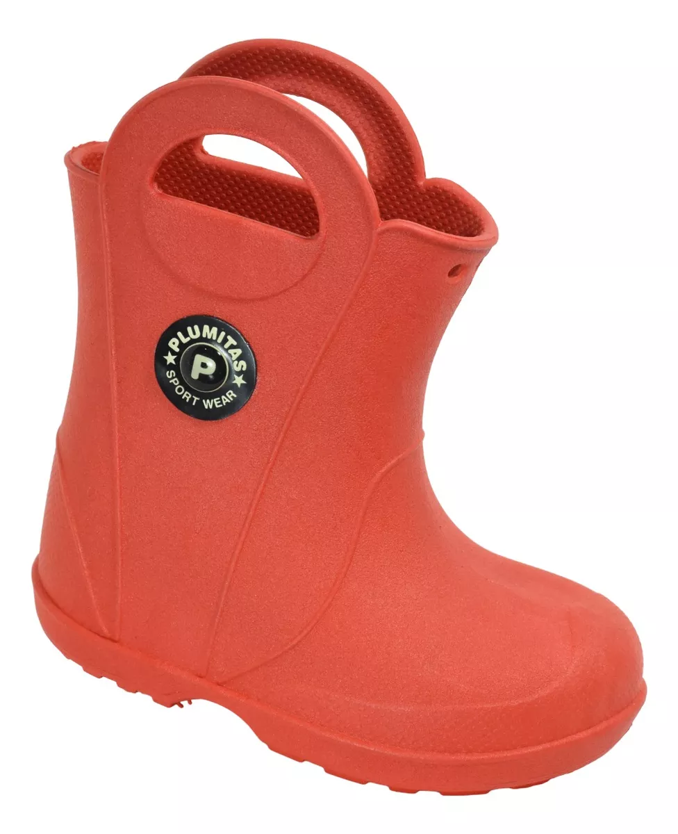 Botas Lluvia Impermeable Niñas Niños Calidad Plumitas 500