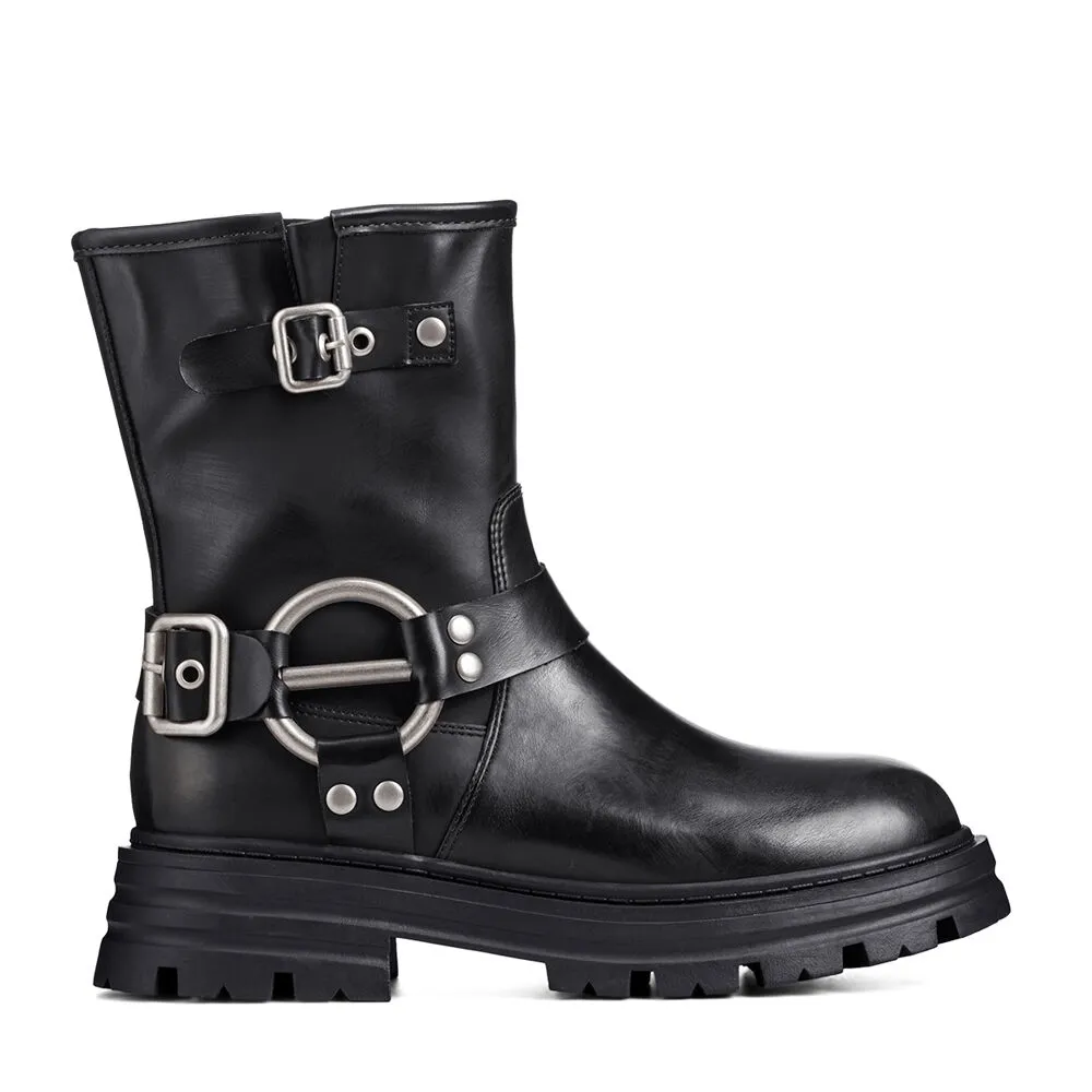 Botin Negro Casual Mujer Weide Yl75