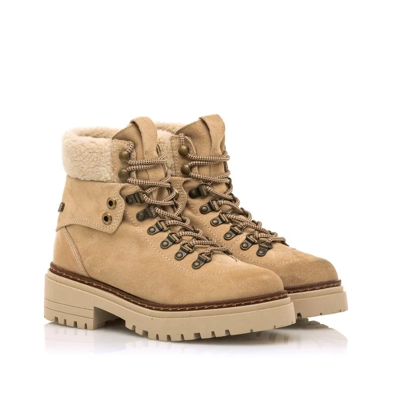 Botines Casual de Mujer MTNG GLACIER Beige 53250