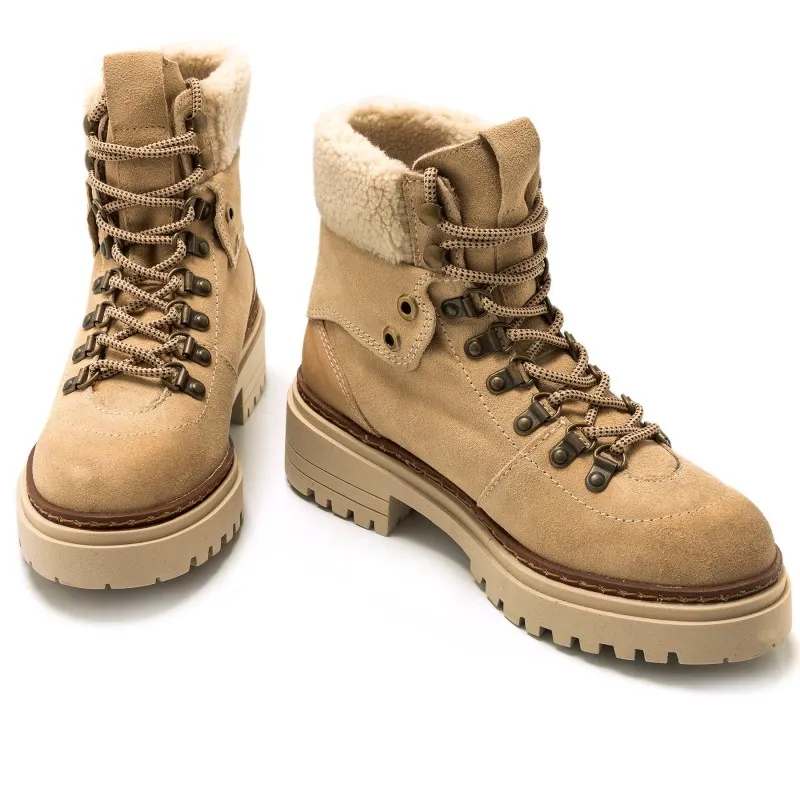 Botines Casual de Mujer MTNG GLACIER Beige 53250