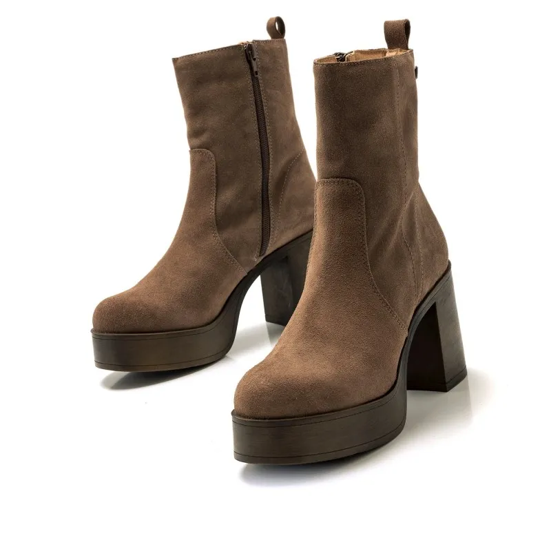 Botines Casual de Mujer MTNG SIXTIES Marron 55836