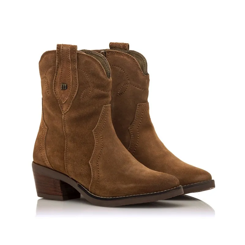 Botines Casual de Mujer MTNG TEO Marron 55736