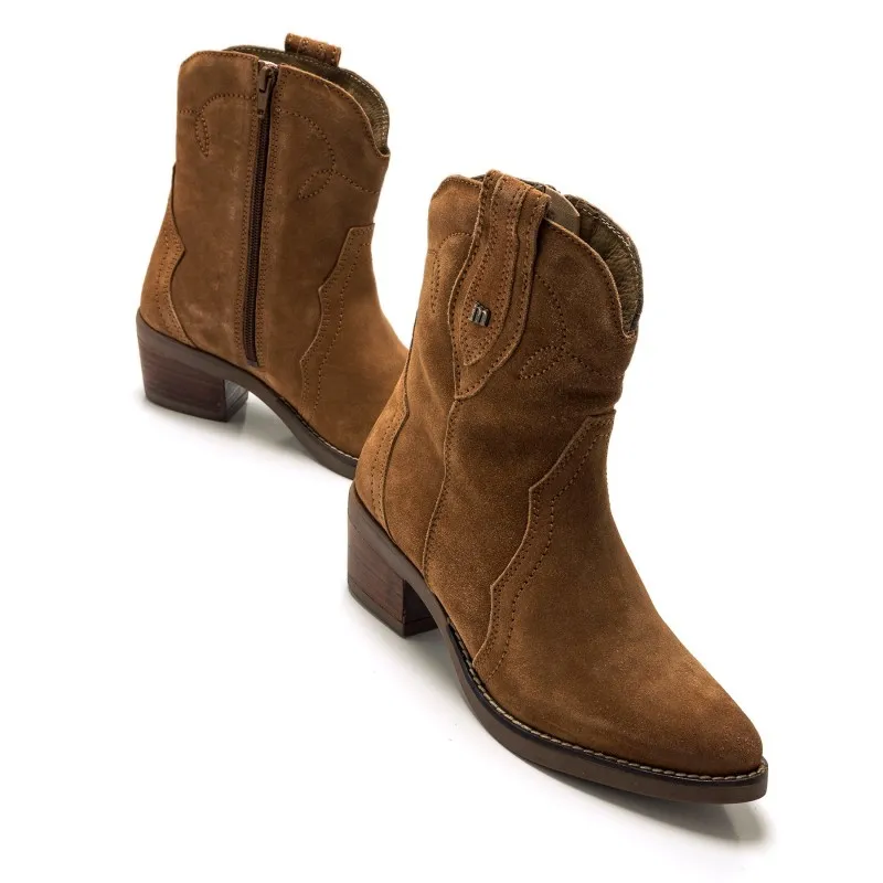 Botines Casual de Mujer MTNG TEO Marron 55736