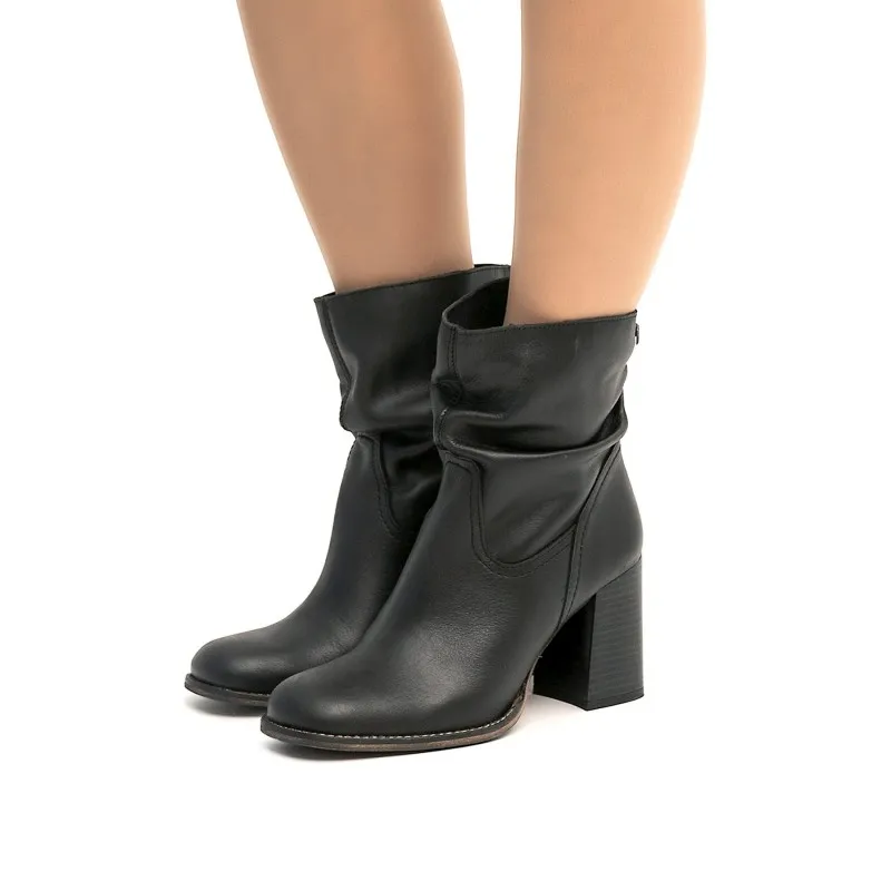 Botines Casual de Mujer MTNG VIOLETTE Negro 55811