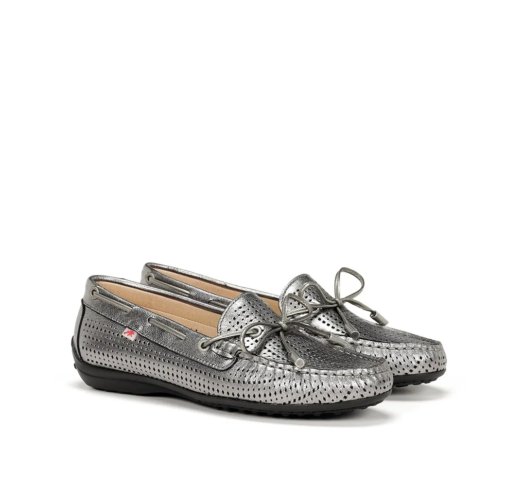 BRUNI F1428 Mocasín Plata