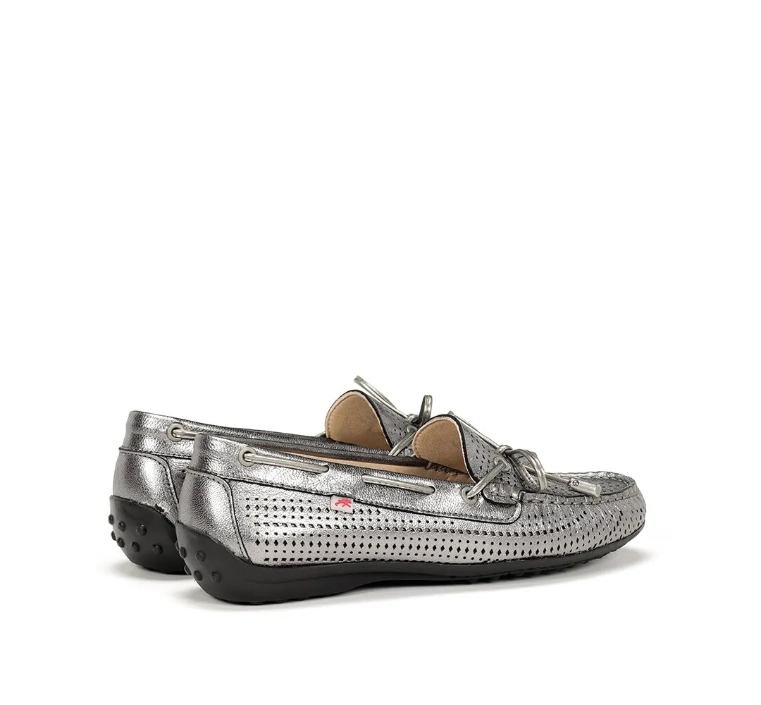 BRUNI F1428 Mocasín Plata