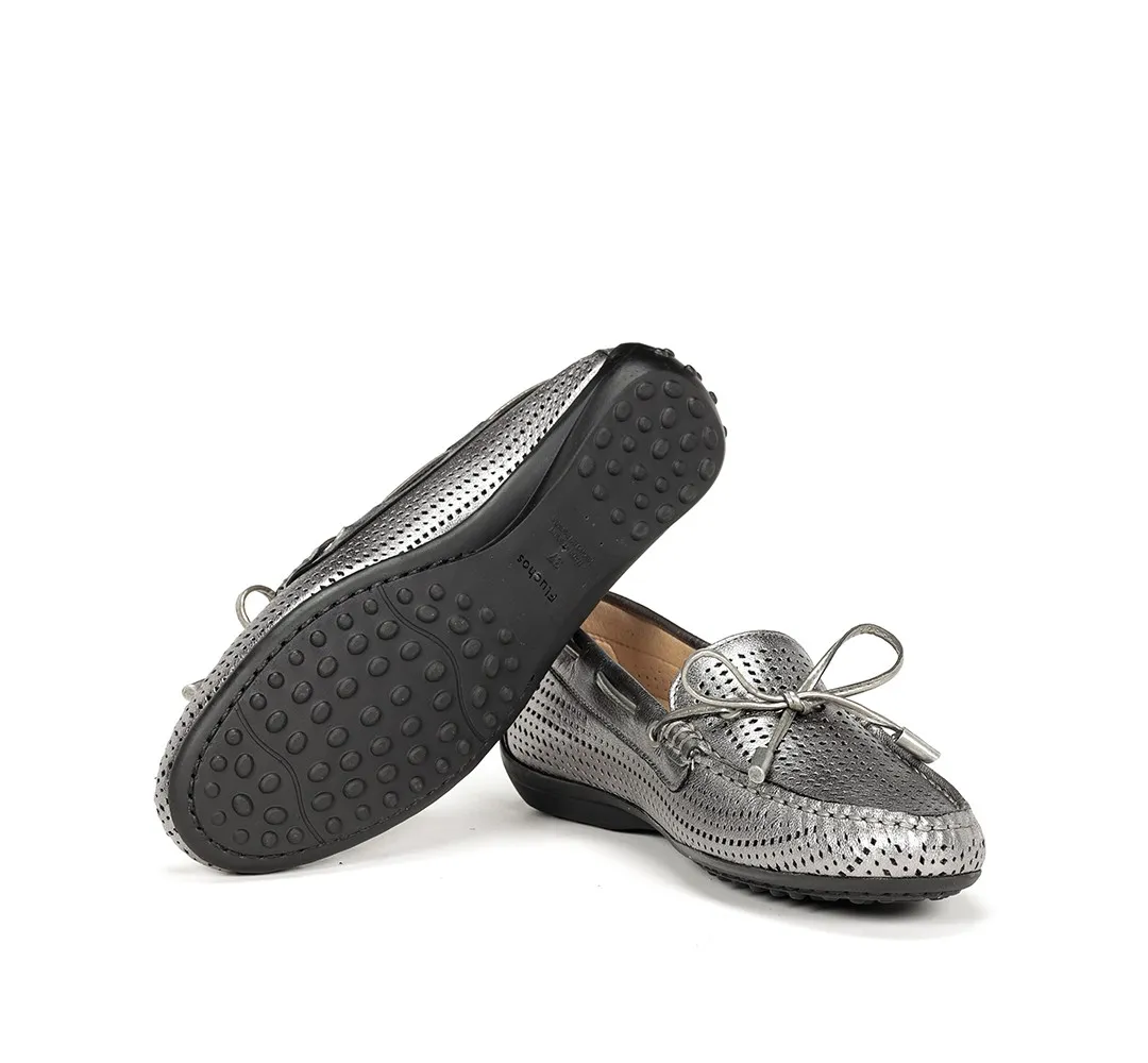 BRUNI F1428 Mocasín Plata