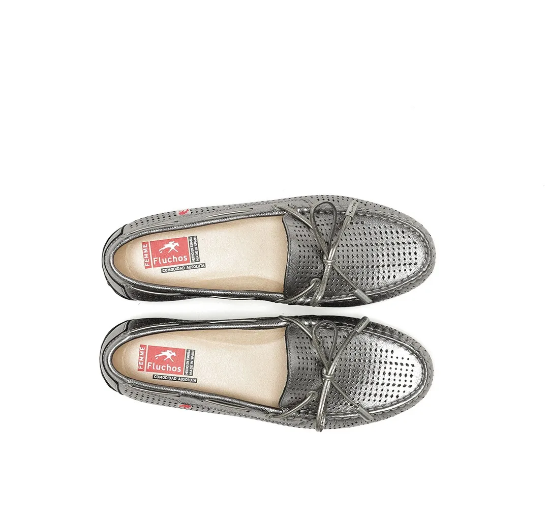 BRUNI F1428 Mocasín Plata