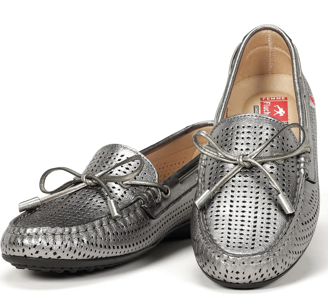 BRUNI F1428 Mocasín Plata