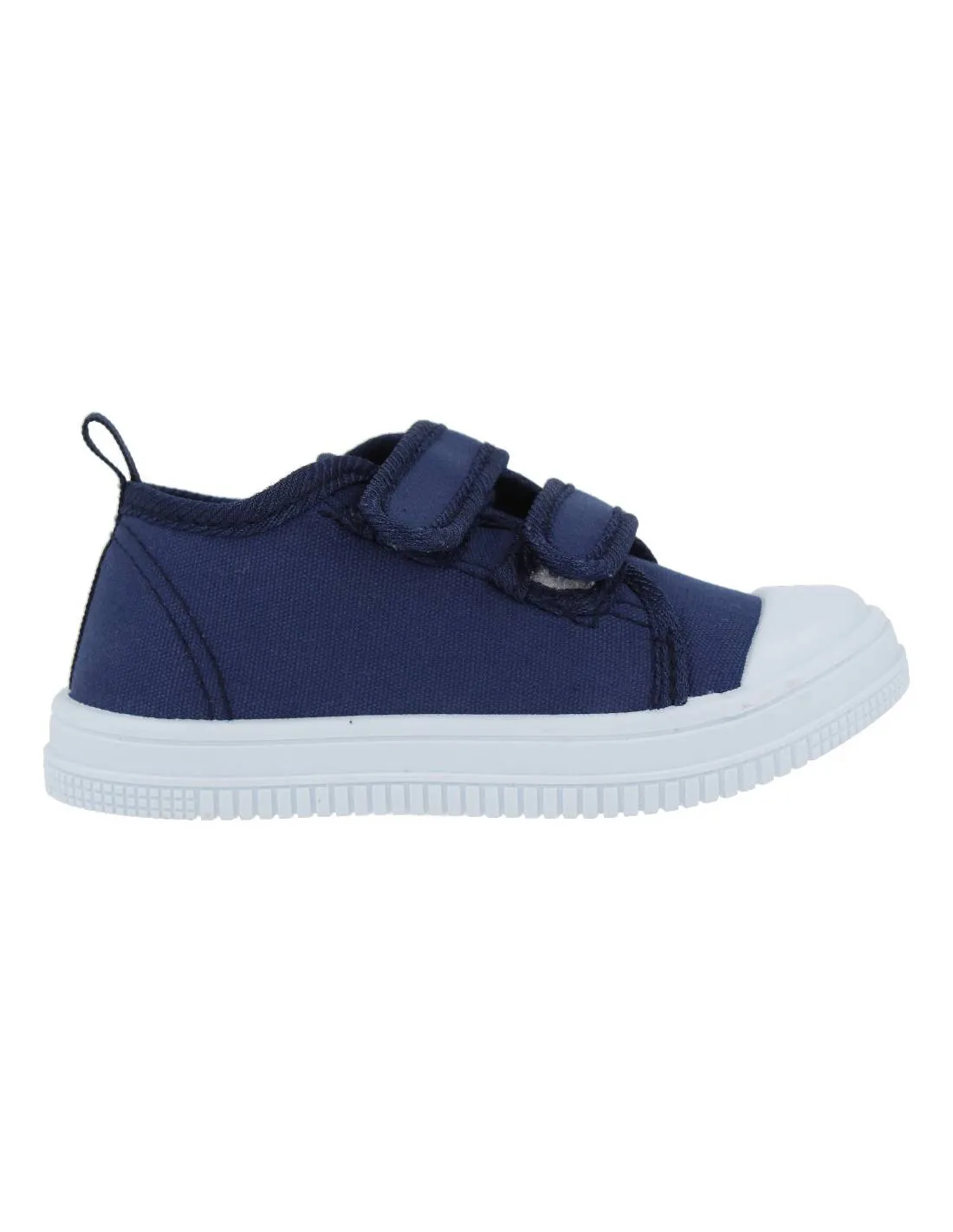 BUBBLE KIDS  DEPORTIVA LONA FLEXIBLE VELCRO MARINO