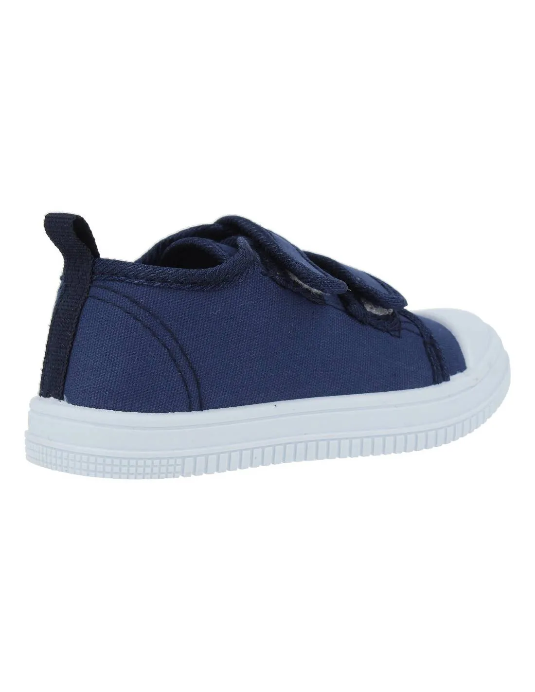 BUBBLE KIDS  DEPORTIVA LONA FLEXIBLE VELCRO MARINO