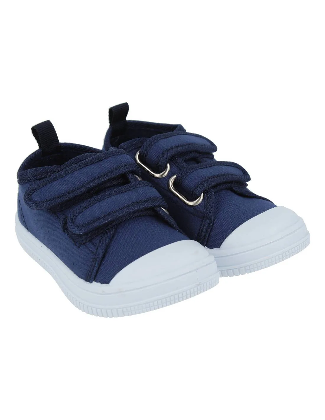 BUBBLE KIDS  DEPORTIVA LONA FLEXIBLE VELCRO MARINO