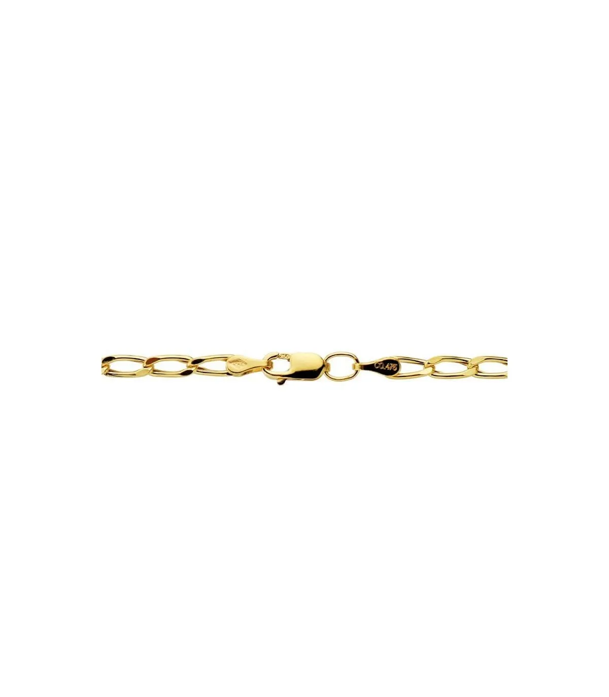 Cadena Bilbao 2.5 mm Oro 18K 60 cm