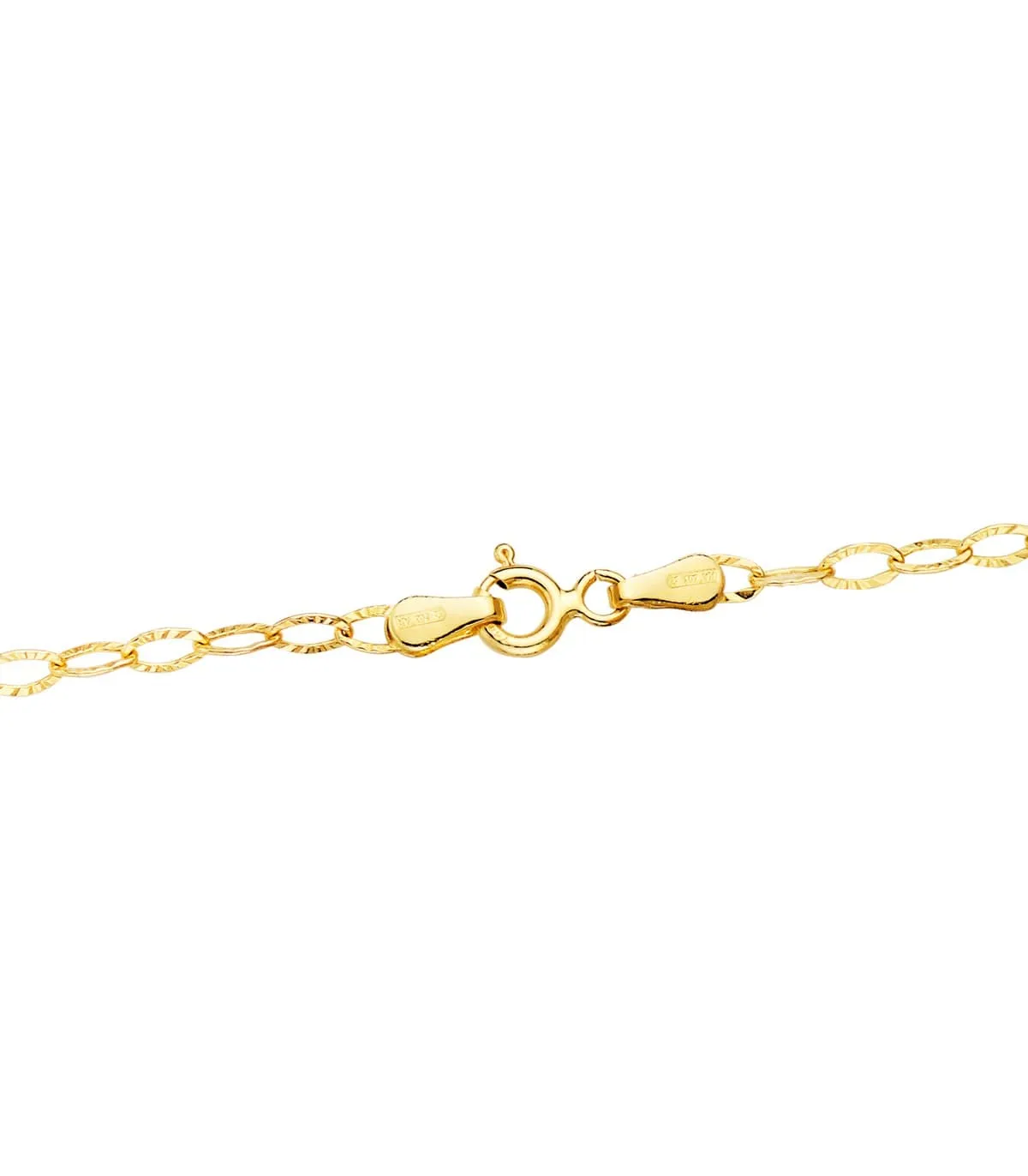 Cadena Oro 18K 2.5 mm 40 cm Forzada tallada