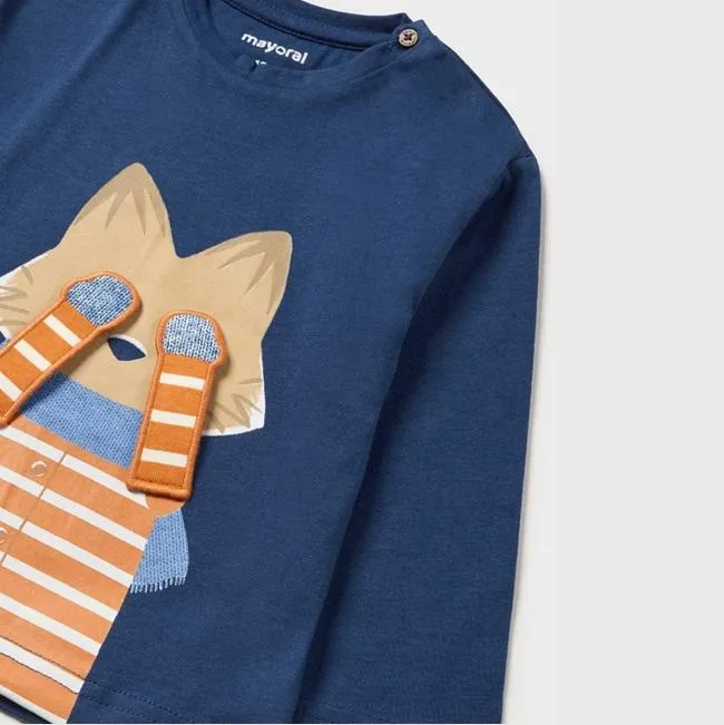 Camiseta bebé niño interactiva Mayoral