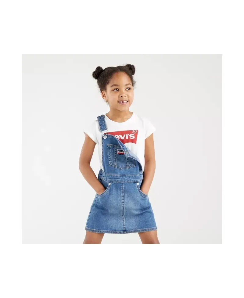 Camiseta Niños LEVIS Blanca Logo
