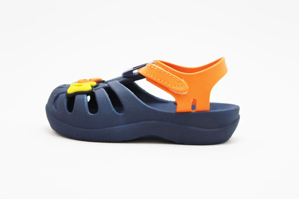 Cangrejeras Ipanema azul letras niños