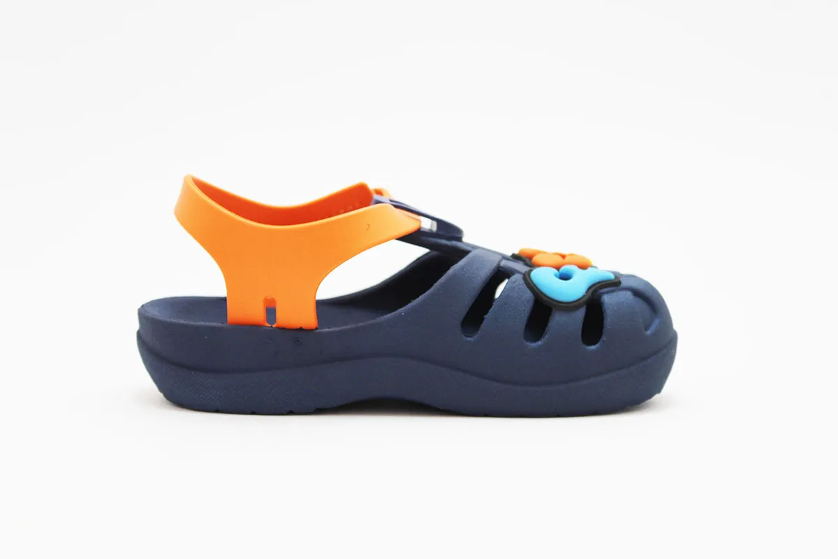 Cangrejeras Ipanema azul letras niños