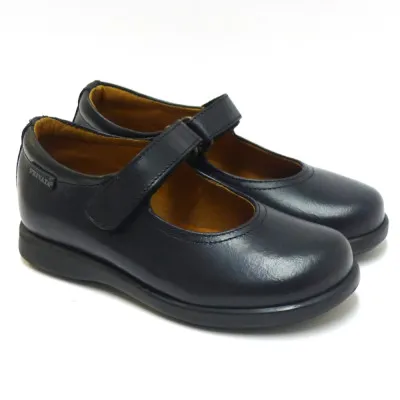 CARRILEZapato Mercedita Con Velcro De Colegio