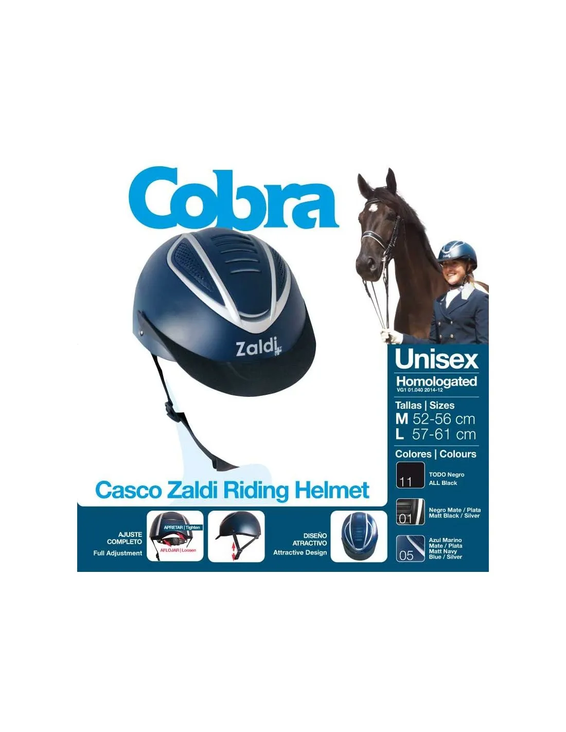Casco de Montar Cobra Rck6201