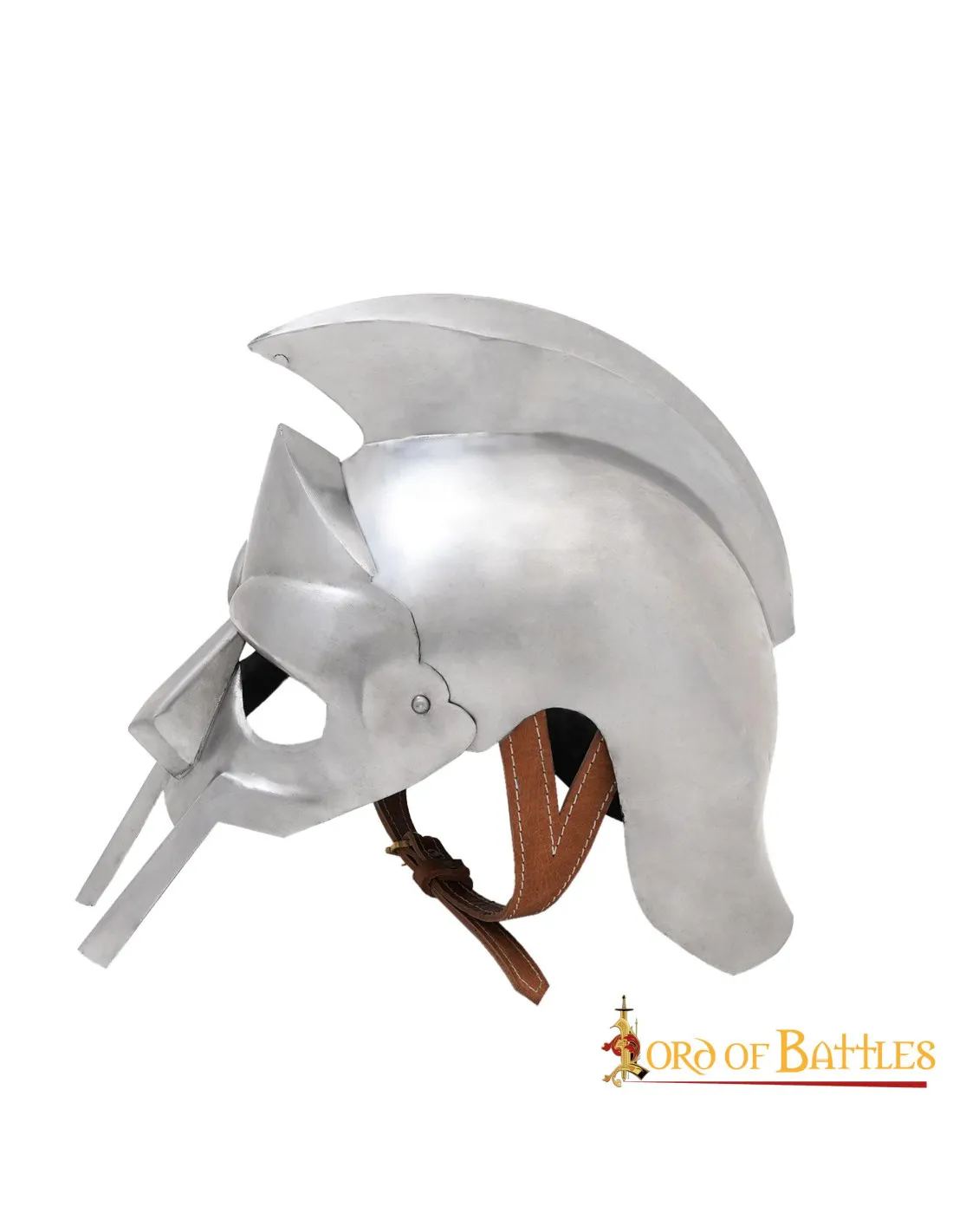 Casco histórico Fierce Gladiador, acero dulce