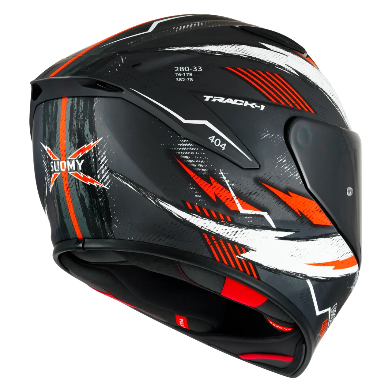 CASCO INTEGRAL SUOMY TRACK1 404 ANTRACITA MATE 