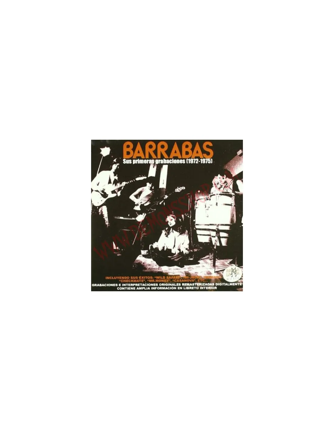 CD BARRABAS  SUS PRIMERAS GRABACIONES (19721975)