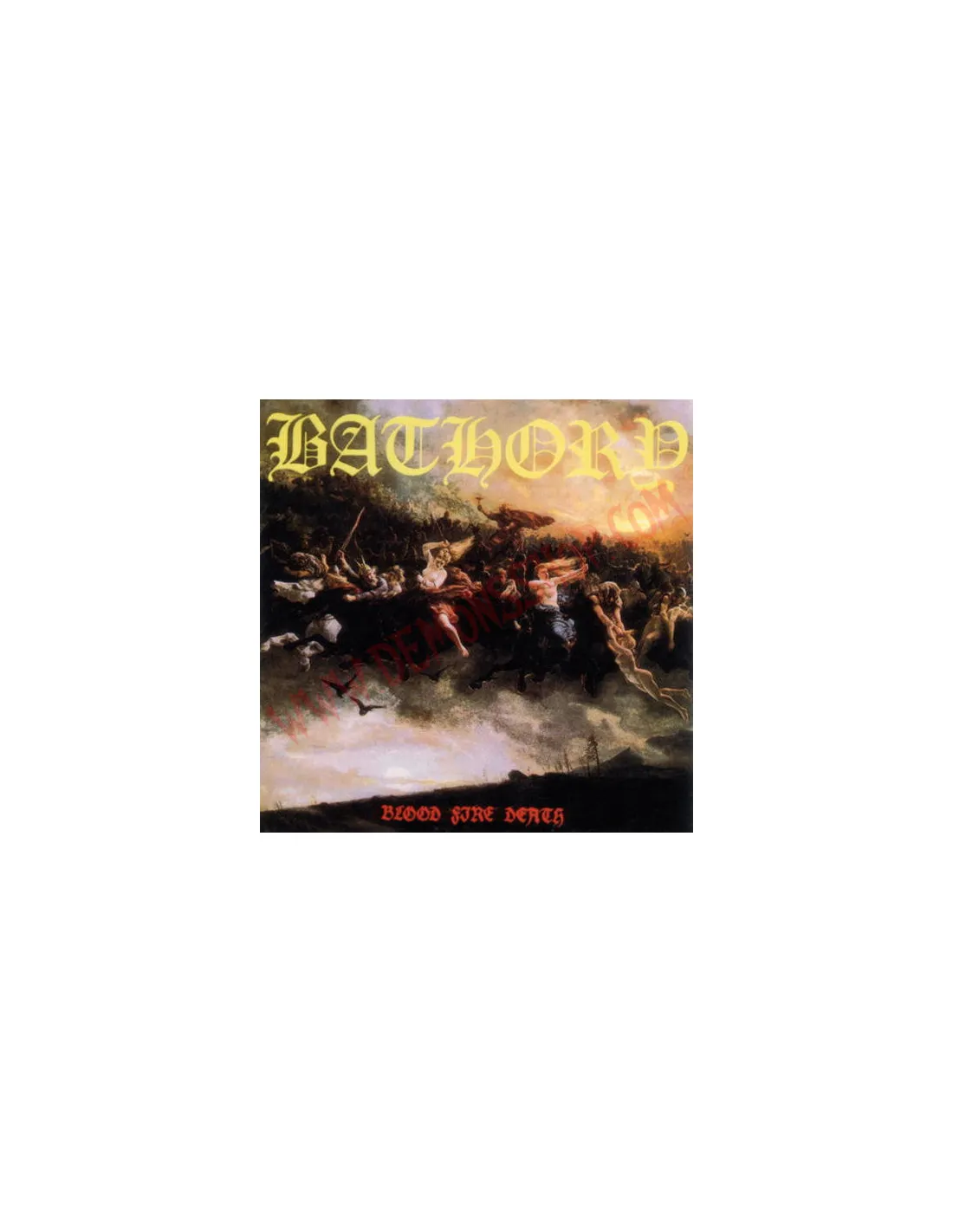 CD Bathory ‎– Blood Fire Death