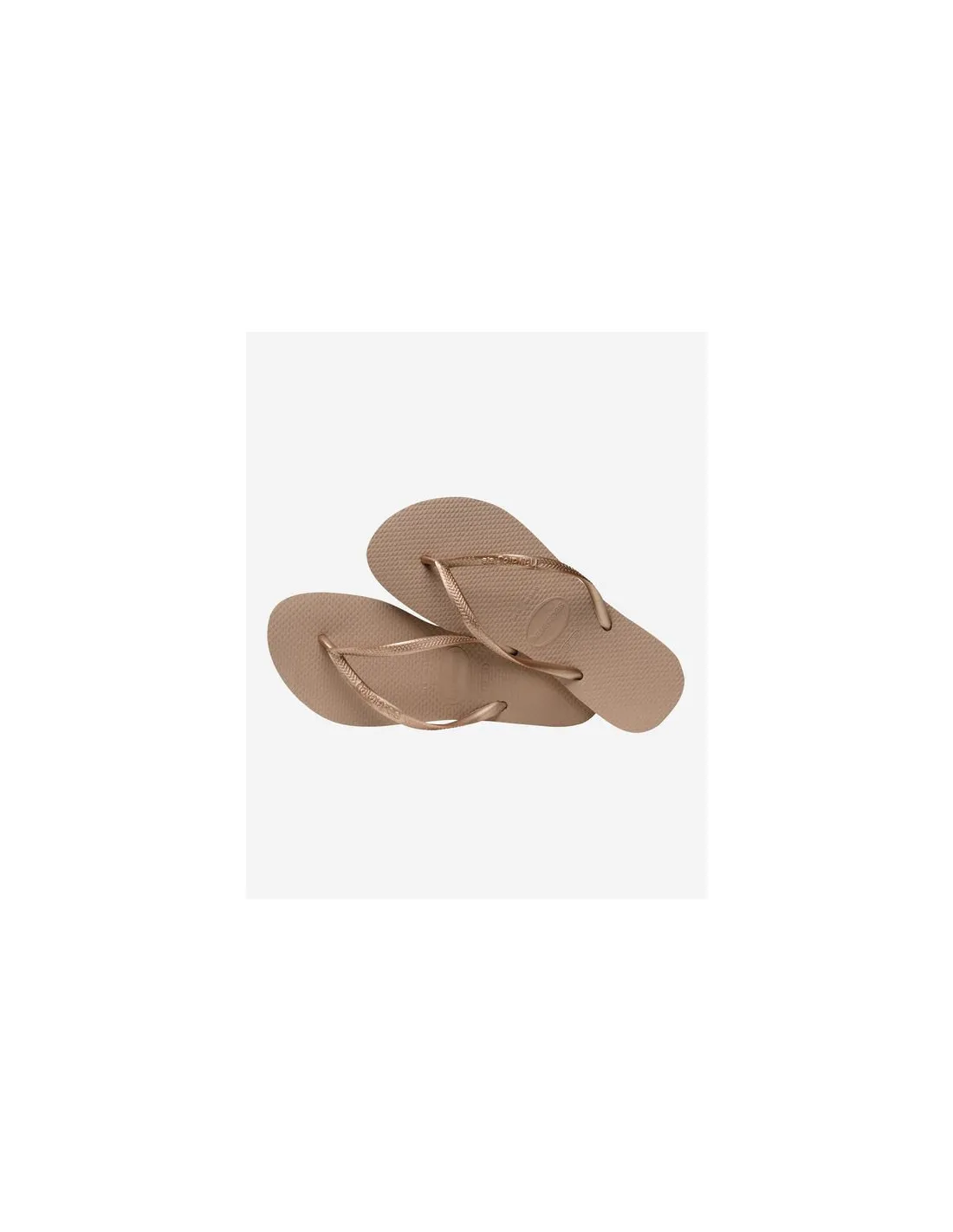 Chanclas Mujer Havaianas Básica Rosa Oro