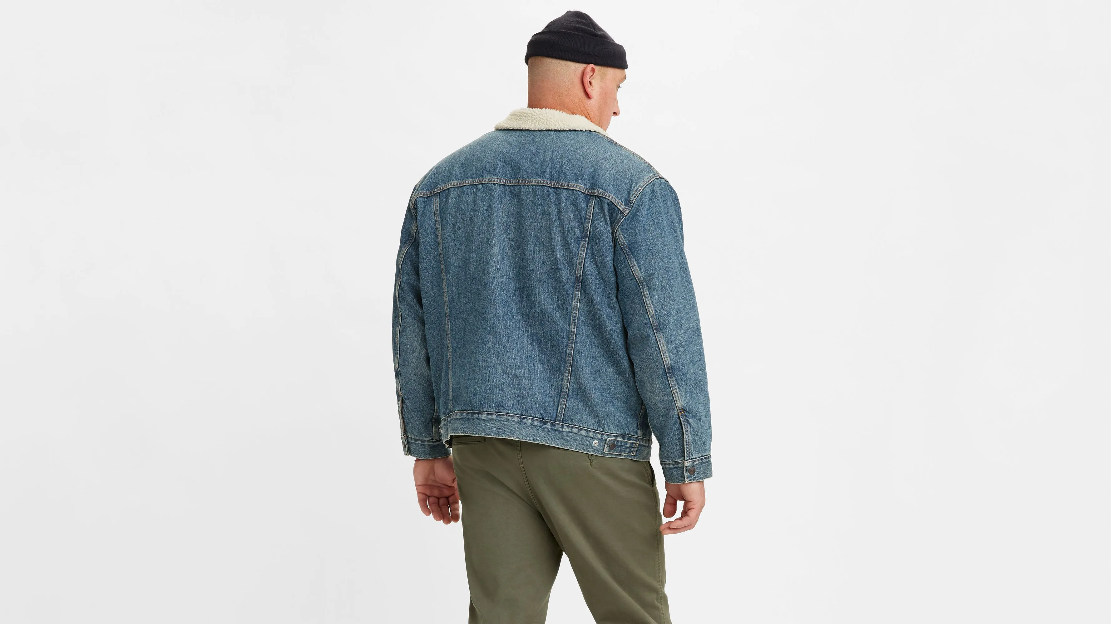 Chaqueta Trucker Sherpa (tallas Grandes)