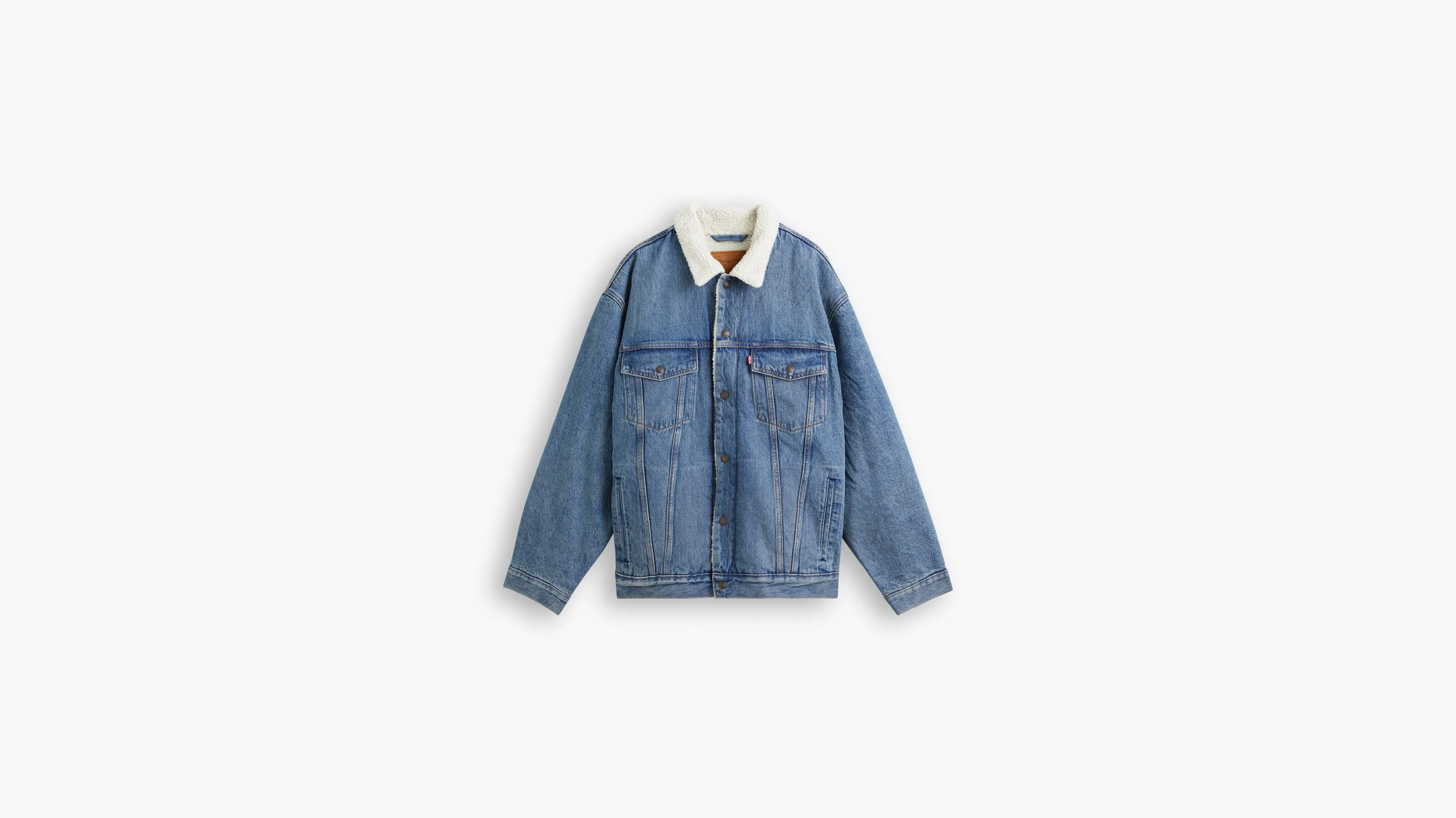 Chaqueta Trucker Sherpa (tallas Grandes)