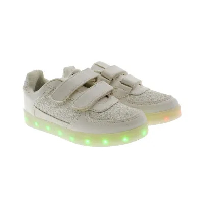 CHIKA10Zapatillas velcro luces niña fantasía