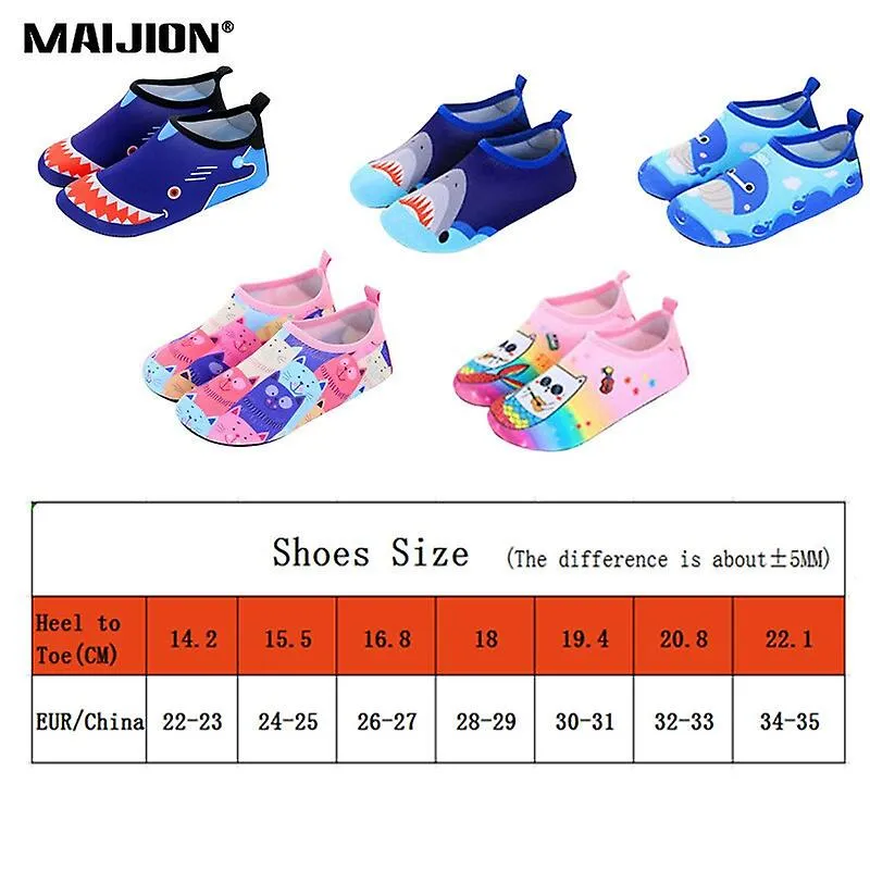 CHILDREN QUICK DRY NONSLIP BAREFOOT BEACH SEASIDE WATER SHOES OUTDOOR COMFORTABLE AQUA SHOE BOY GIRL SOFT SURFING SWIMMING SHOE