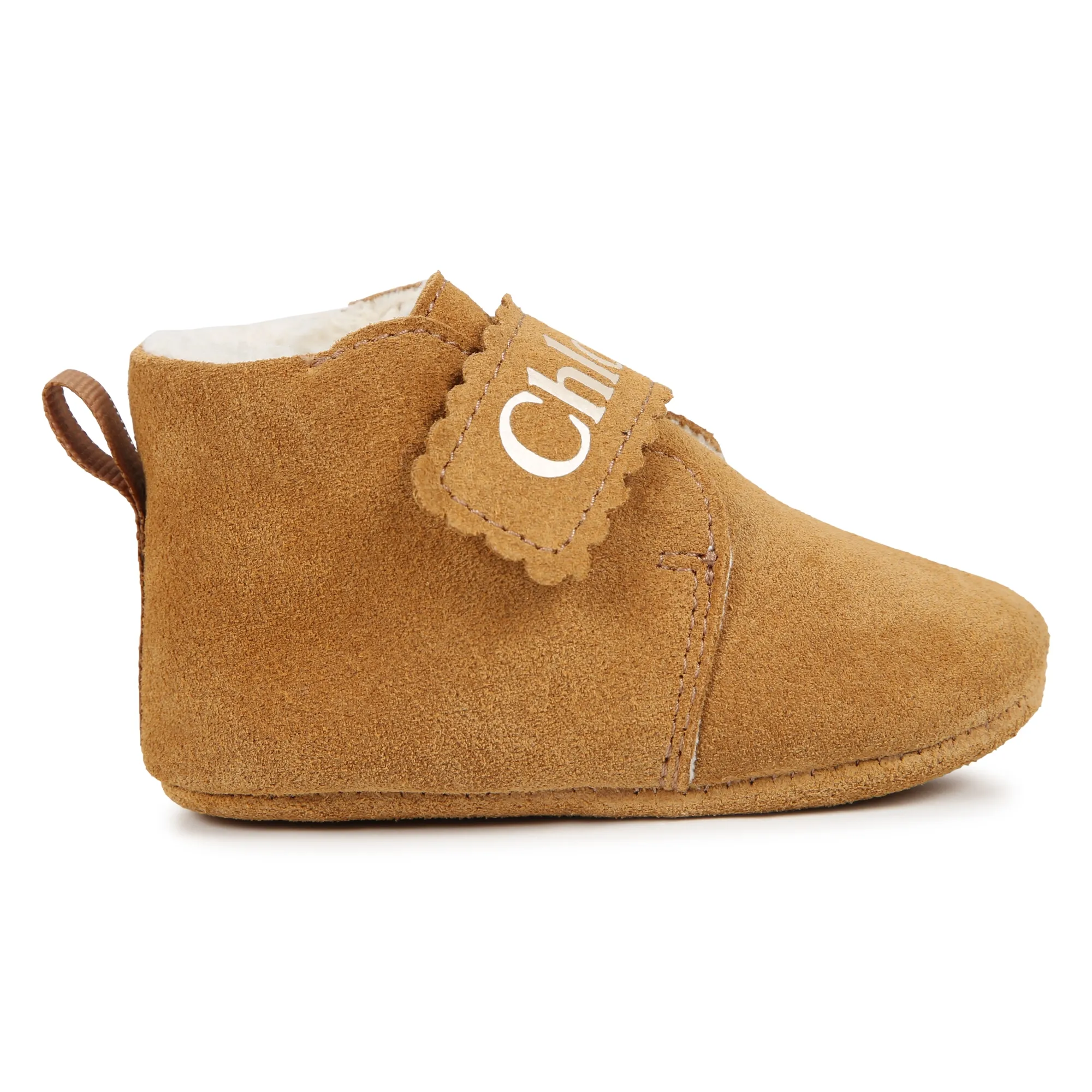 CHLOE Patucos de piel con velcro