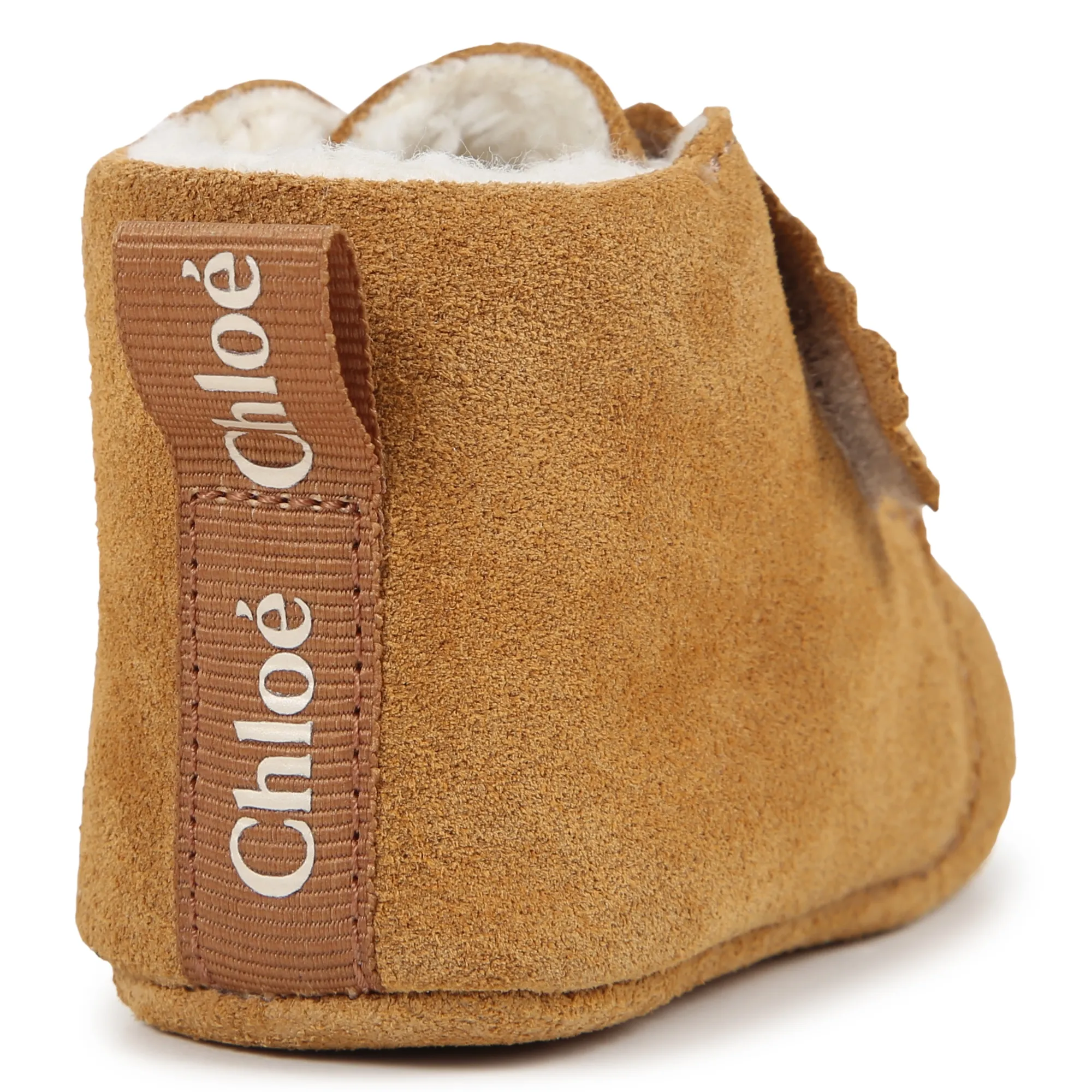 CHLOE Patucos de piel con velcro