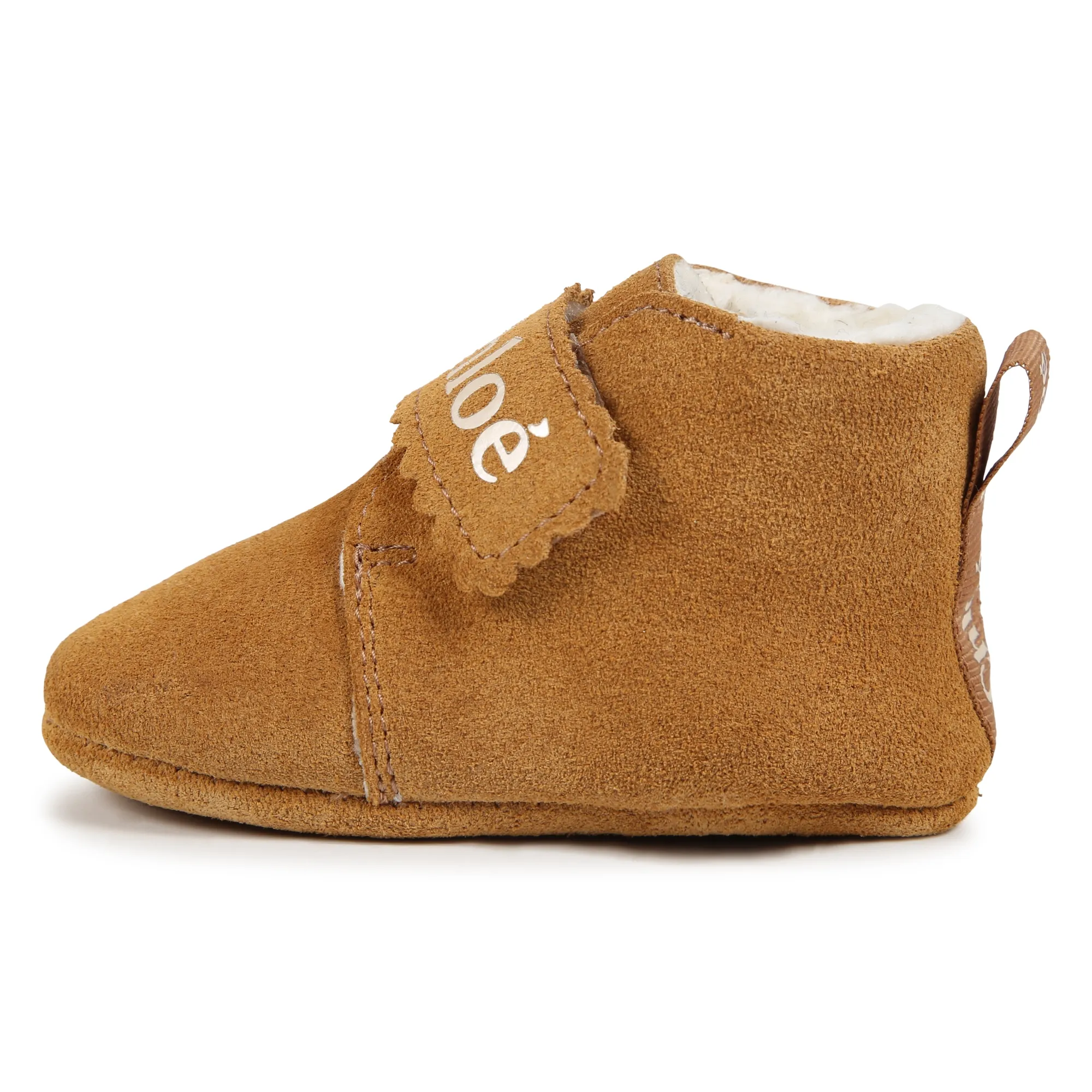 CHLOE Patucos de piel con velcro