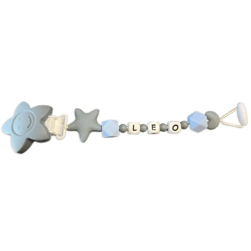 Chupetero personalizado gris