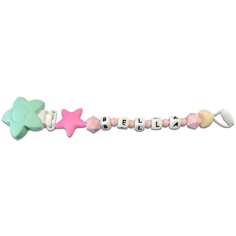 Chupetero Personalizado Rosa