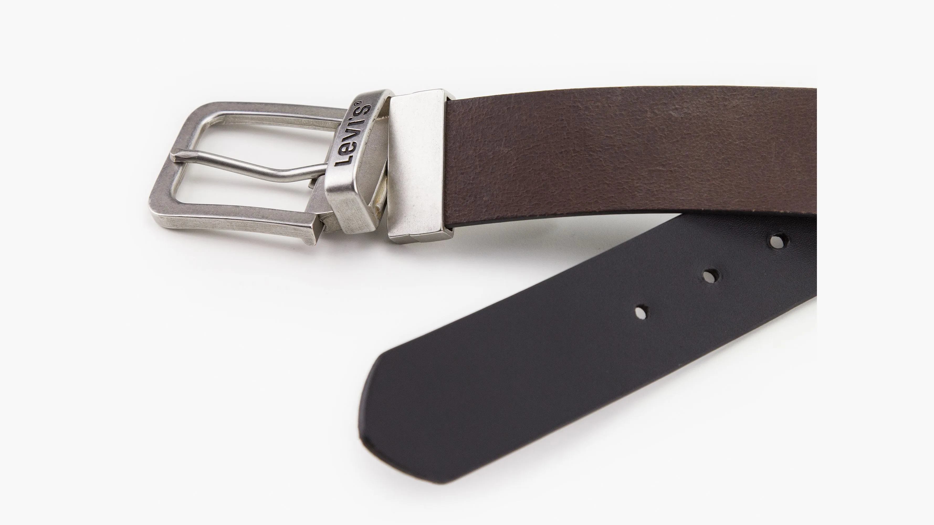 Cinturón Reversible Con Hebilla (tallas Grandes)