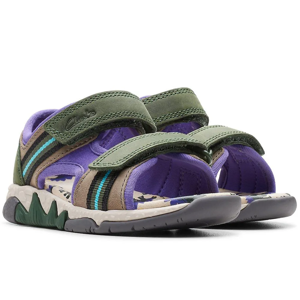 Clarks Spiney Stomp T Niños Primeras sandalias