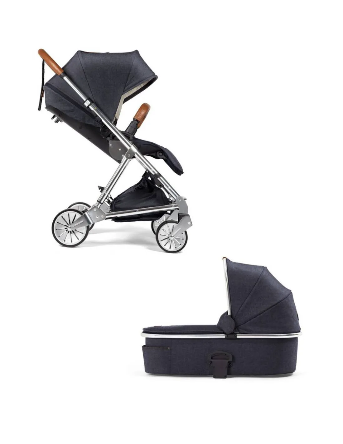 Coche duo Urbo 2 Mamas & Papas blue denim